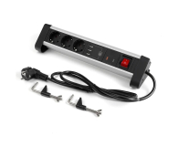 Spacetronik Listwa zasilająca z USB SPS-T38BS - 3 gniazda 1.5m - 1153963 - zdjęcie 8